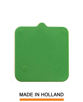 Belplast&reg; Drukplaat zonder sleuf 10mm groen