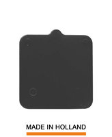 Belplast® Drukplaat zonder sleuf 3mm zwart