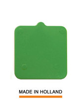 Belplast® Drukplaat zonder sleuf 10mm groen